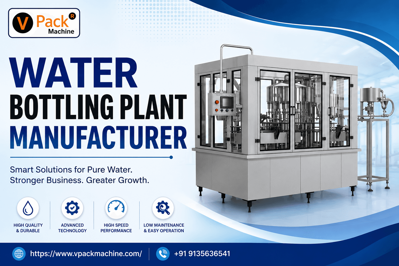How the Right Water Bottling Plant Manufacturer In Delhi Boosts Business Growth 