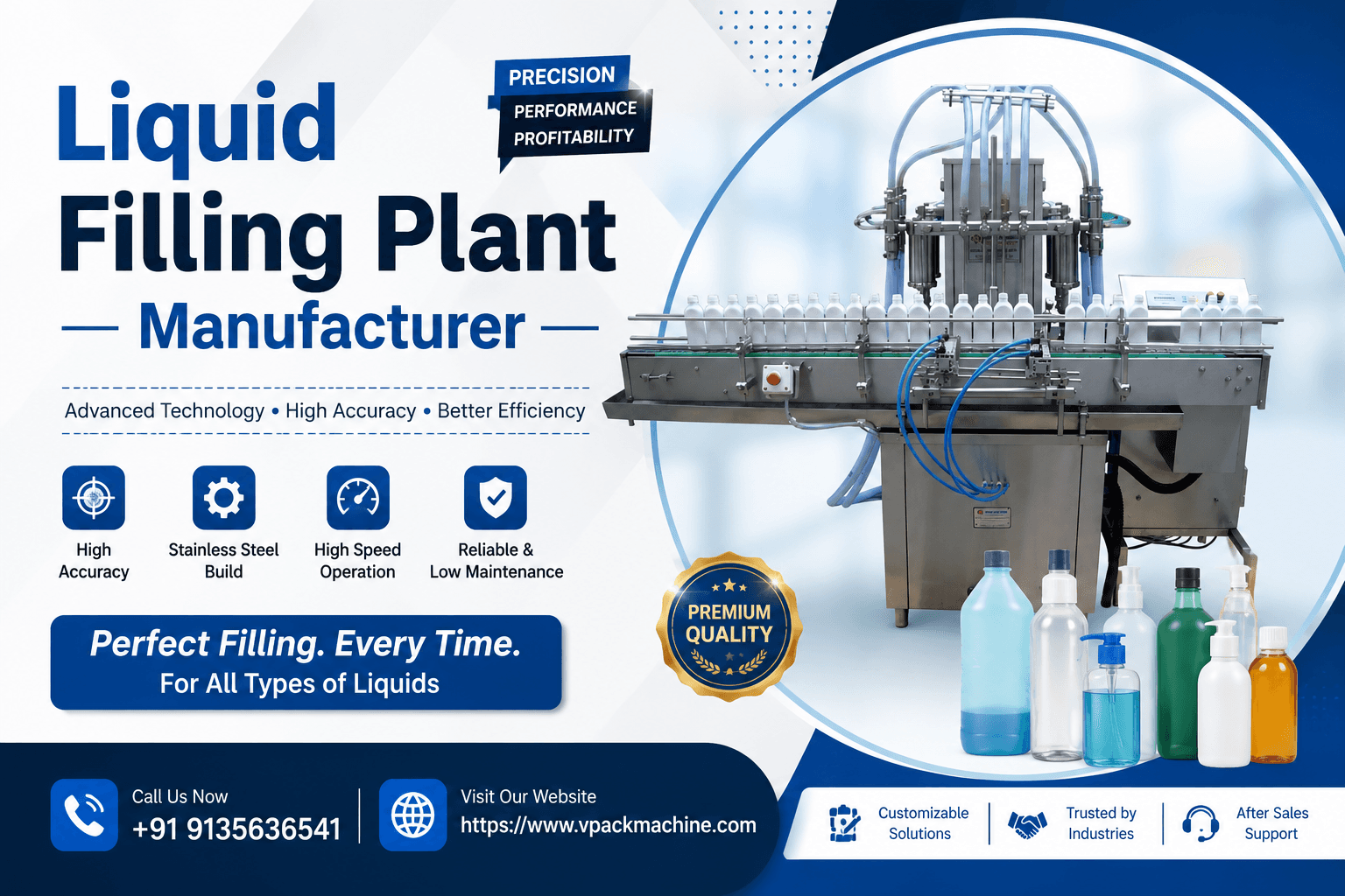 Liquid Filling Plant Machine